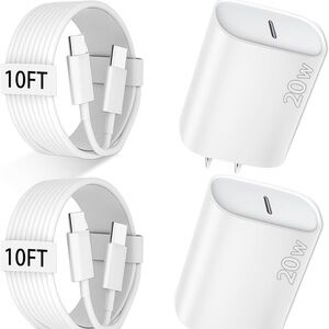 iPhone 15 Pro Max Charger Fast Charging, 10FT Long USB C Charger Cable Cord